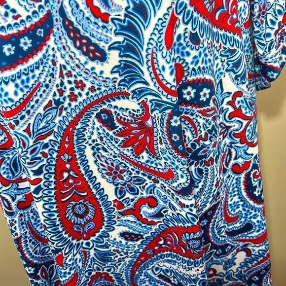 Ruby Rd Paisley Print Top - Picture 5 of 8